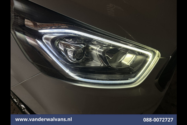 Ford Transit Custom 2.0 TDCI 130pk L2H1 Euro6 Airco | Navigatie | Apple Carplay | LED | Cruisecontrol | 2800kg Trekhaak Android Auto, Verwarmde voorruit, Stoelverwarming, Parkeersensoren, Bijrijdersbank