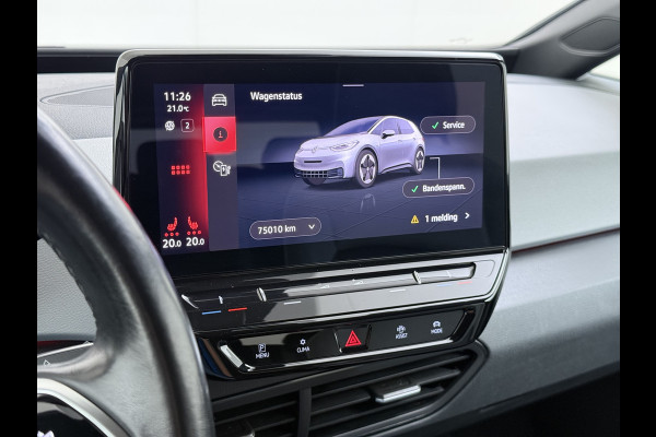 Volkswagen ID.3 First Plus 62kWh Trekhaak Adap.Cruise SOH 93% Camera Stoel+Stuurverwarming Navi-Pro Apple Carplay Android Auto Pdc Keyless advanced Matrix-Led Privacy Glas Lmv DAB Lmv 19" Isofix 1e Eigenaar Origineel Nederlandse Auto