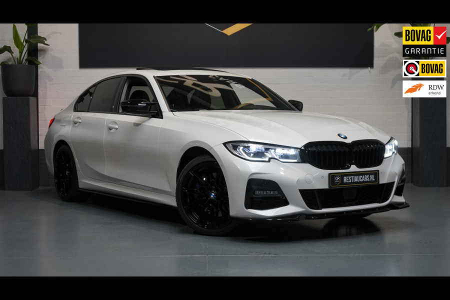 BMW 3-serie 330e M-Sport Shadow Line AUTOMAAT-360 CAMERA-ACC-AMBIANCE-HEADUP-KEYLESS-LASER LED-MEMORY-PANORAMA