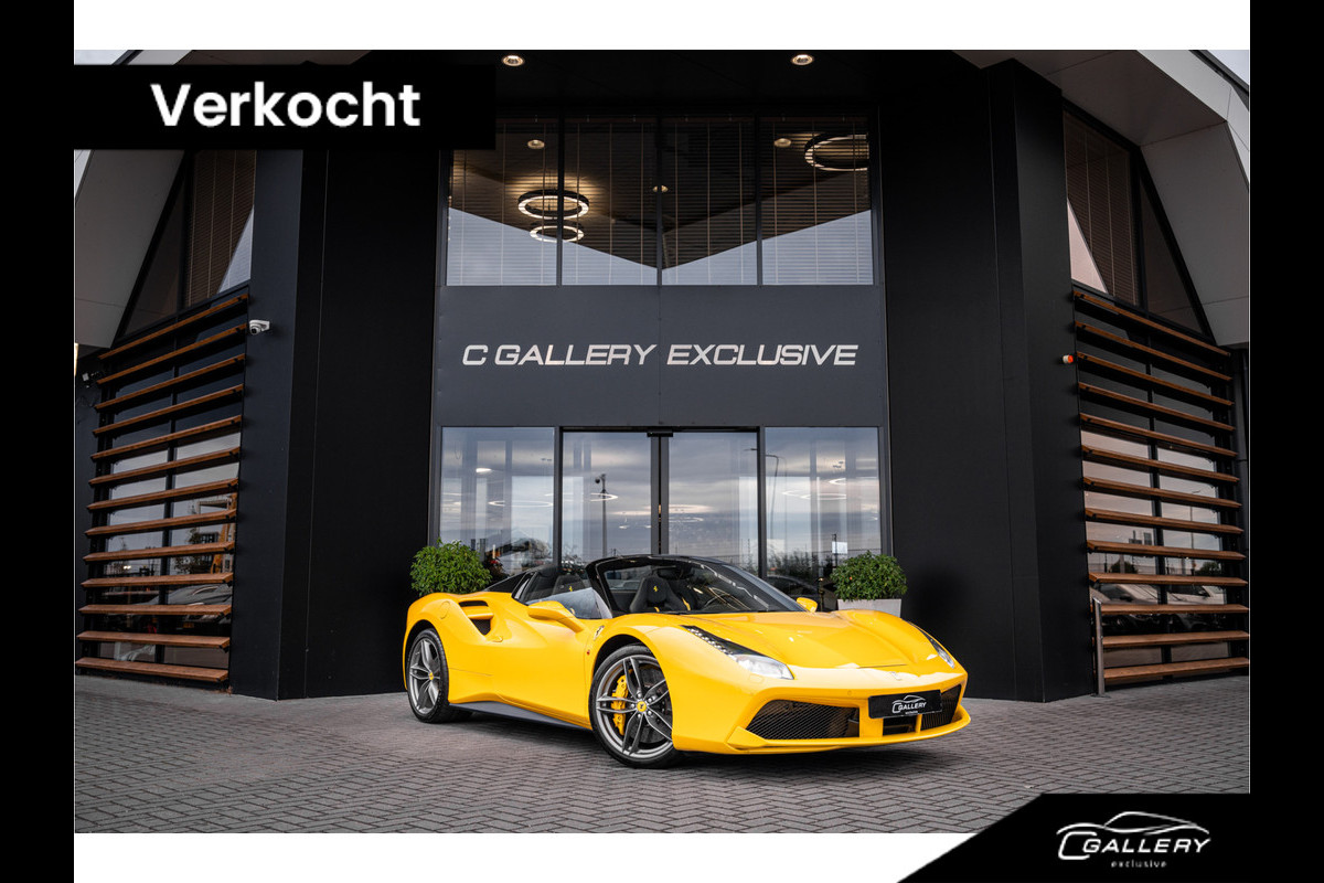 Ferrari 488 3.9 Spider HELE - Giallo Modena | Racing Seats | Carbon | Camera