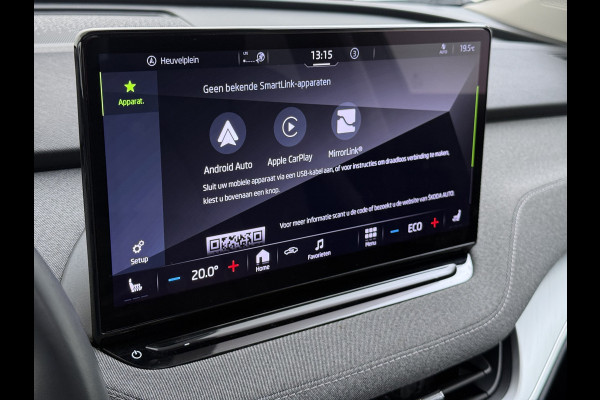Škoda ENYAQ iV 80 Warmtepomp Soh 89% Panoramadak Adap.Cruise 3-Zone Ecc Camera Stoel+Stuurverwarming Draadloze telefoonlader Elek.Achterklep Keyless Matrix Led File assistent Lmv 20"