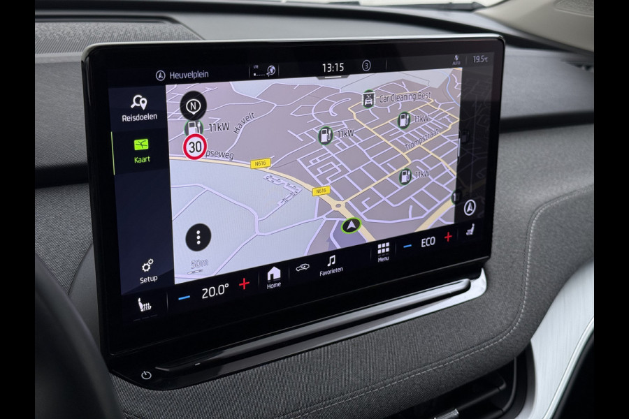Škoda ENYAQ iV 80 Warmtepomp Soh 89% Panoramadak Adap.Cruise 3-Zone Ecc Camera Stoel+Stuurverwarming Draadloze telefoonlader Elek.Achterklep Keyless Matrix Led File assistent Lmv 20"