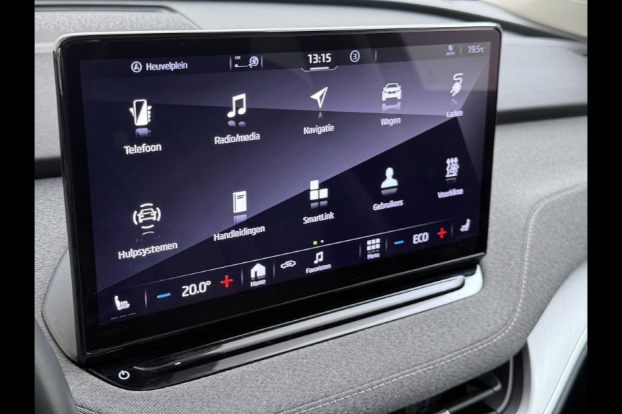 Škoda ENYAQ iV 80 Warmtepomp Soh 89% Panoramadak Adap.Cruise 3-Zone Ecc Camera Stoel+Stuurverwarming Draadloze telefoonlader Elek.Achterklep Keyless Matrix Led File assistent Lmv 20"