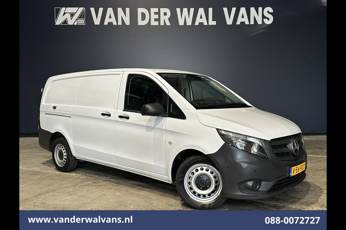 Mercedes-Benz Vito 116 CDI 164pk L2H1 Euro6 Airco | Camera | Navigatie | Apple Carplay | Cruisecontrol Android Auto, Stoelverwarming, Parkeersensoren, Bijrijdersbank