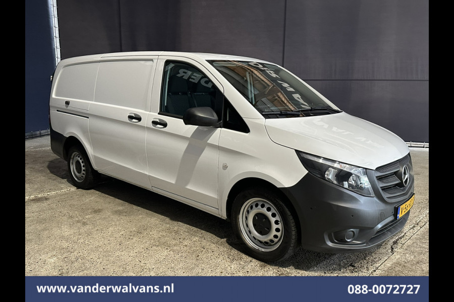 Mercedes-Benz Vito 116 CDI 164pk L2H1 Euro6 Airco | Camera | Navigatie | Apple Carplay | Cruisecontrol Android Auto, Stoelverwarming, Parkeersensoren, Bijrijdersbank