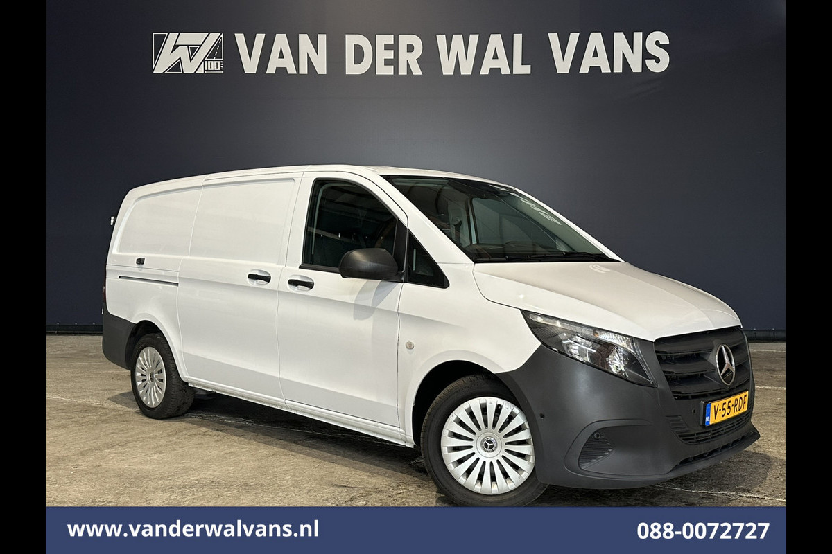 Mercedes-Benz Vito 116 CDI 164pk L2H1 2025 MODEL Euro6 Airco | Camera | Navigatie | Adaptieve Cruisecontrol Stoelverwarming, Parkeersensoren, Bijrijdersbank