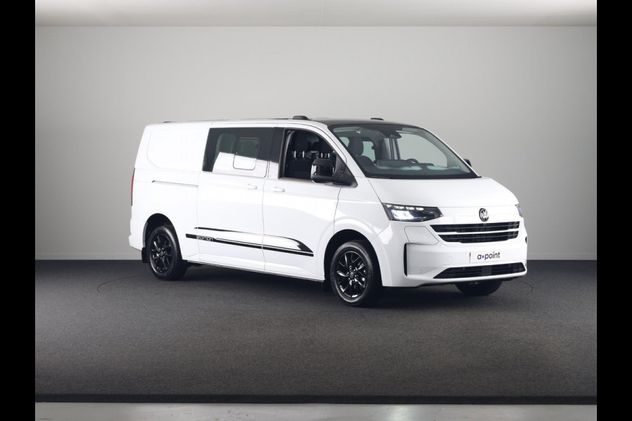 Volkswagen Transporter e-Transporter34 L2H1 Style 64 kWh DC Dubbele cabin 218 pk | Navigatie | Warmtepomp | Parkeersensoren | Achteruitrijcamera | Adaptieve cruise control |