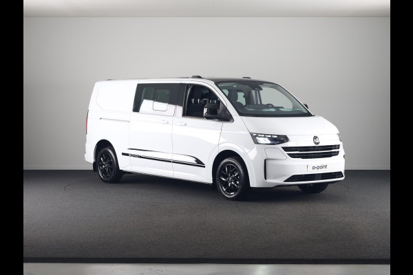 Volkswagen Transporter e-Transporter34 L2H1 Style 64 kWh DC Dubbele cabin 218 pk | Navigatie | Warmtepomp | Parkeersensoren | Achteruitrijcamera | Adaptieve cruise control |
