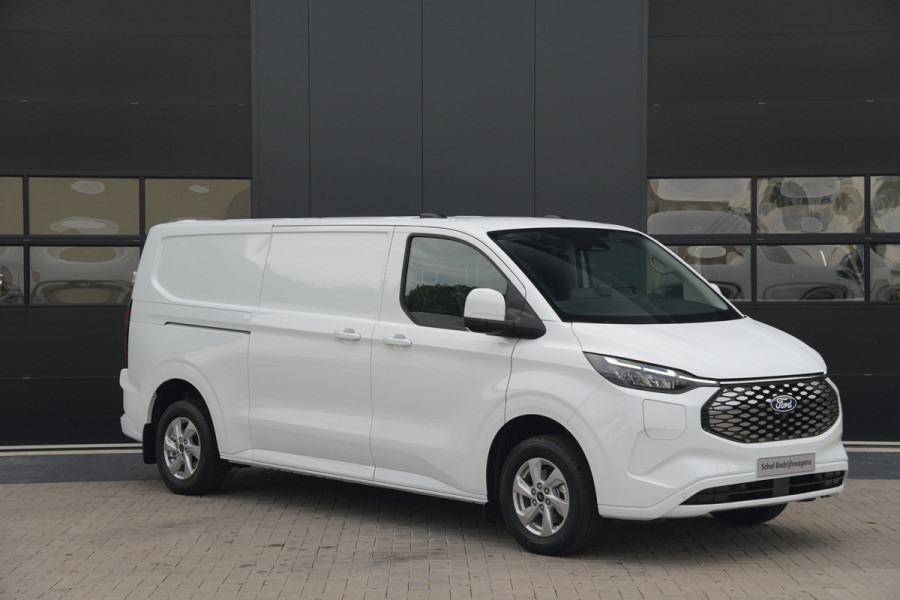 Ford E-Transit Custom 340 L2H1 Limited 71 kWh 218pk - LED - Carplay - Stoelverwarming - Keyless - Cruise - Rijklaar