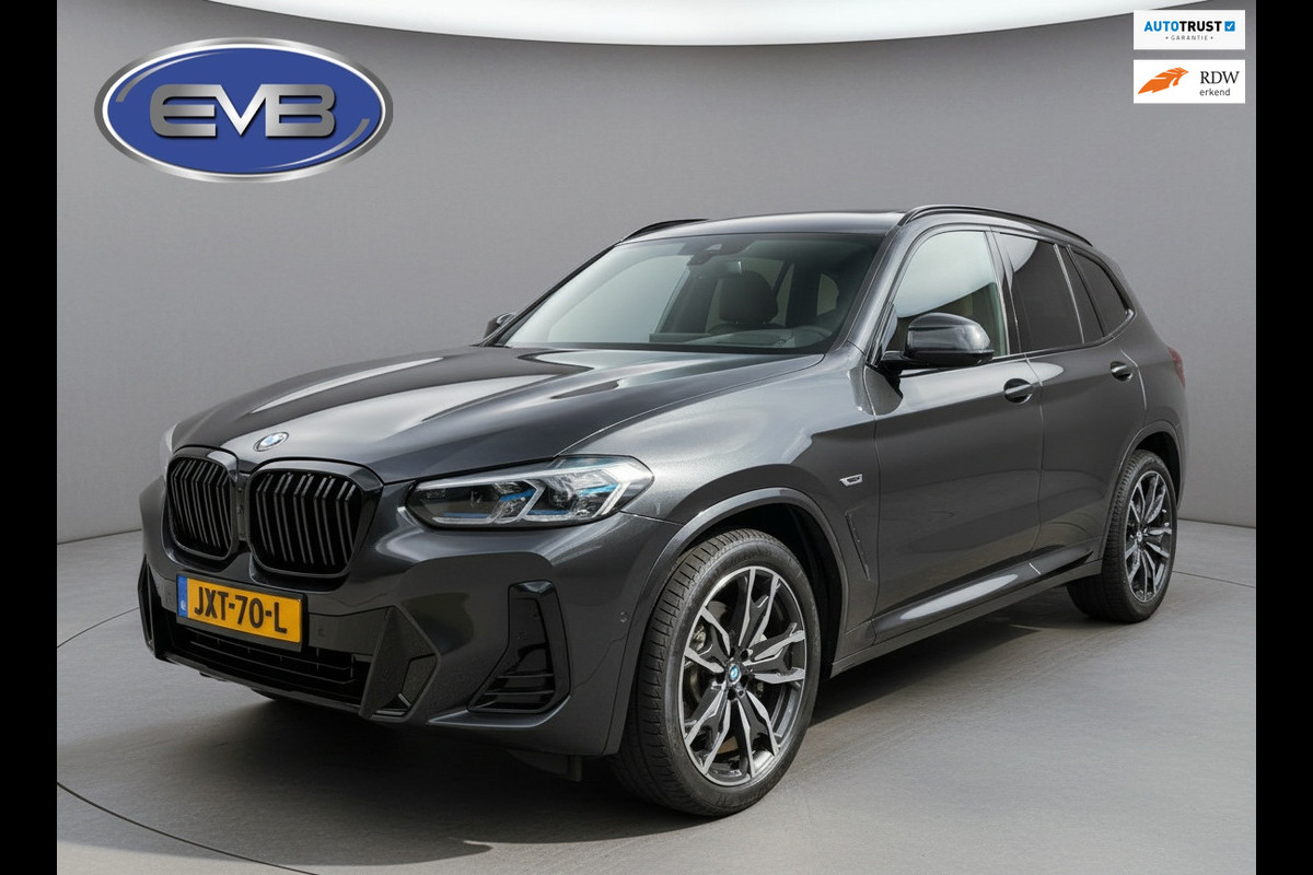 BMW X3 XDrive30e High Executive M- Sport, panoramadak, 360 camera, elect bedienbare stoelen, lazer, fabriek garantie tot 2028,