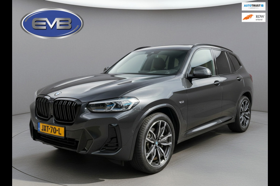 BMW X3 XDrive30e High Executive M- Sport, panoramadak, 360 camera, elect bedienbare stoelen, lazer, fabriek garantie tot 2028,