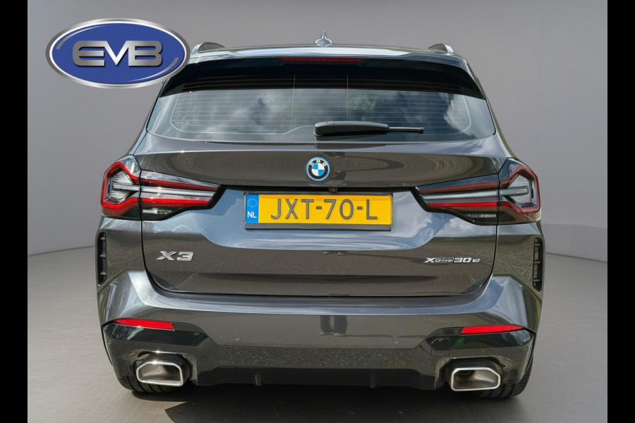 BMW X3 XDrive30e High Executive M- Sport, panoramadak, 360 camera, elect bedienbare stoelen, lazer, fabriek garantie tot 2028,