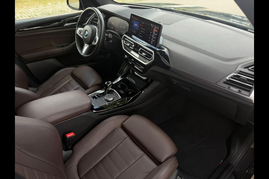 BMW X3 XDrive30e High Executive M- Sport, panoramadak, 360 camera, elect bedienbare stoelen, lazer, fabriek garantie tot 2028,