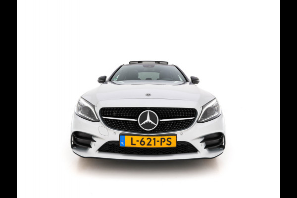 Mercedes-Benz C-Klasse 300 e Business Solution AMG Limited Night-Pack (Plug-in) {SoH-94%} (INCL-BTW) Aut. *PANO | LEATHER-MICROFIBRE | MULTIBEAM-LED | TOPVIEW | DIGI-COCKPIT | BLINDSPOT | HEATED-SPORTSEATS | SHIFTPADDLES | NAVI-FULLAMP | PRIVACY-GLASS | PDC | CRUISE | TOWBAR | 18"