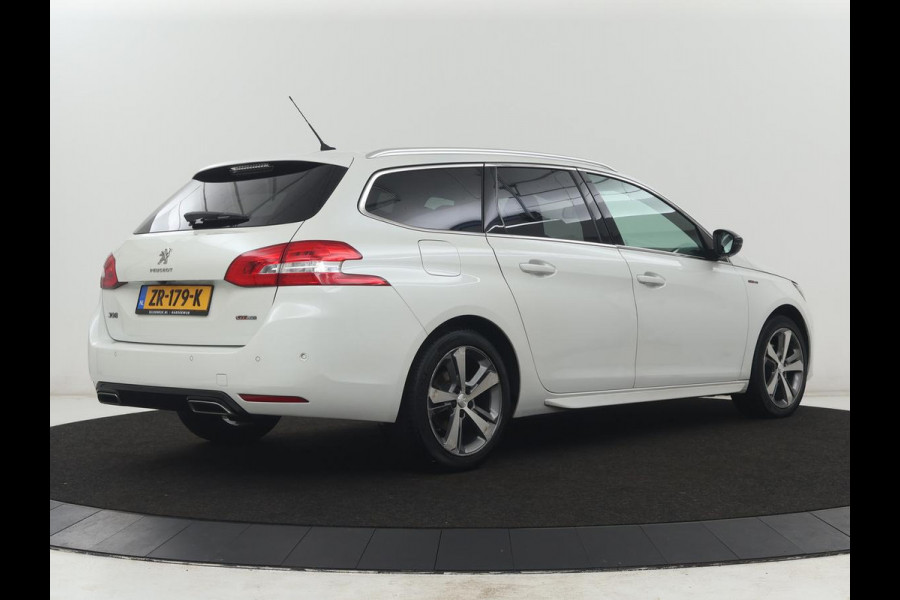 Peugeot 308 SW 1.2 PureTech GT-line | Half leder | Cruise control | Carplay | Navigatie | Camera | Park assist | Climate control | 17" velgen