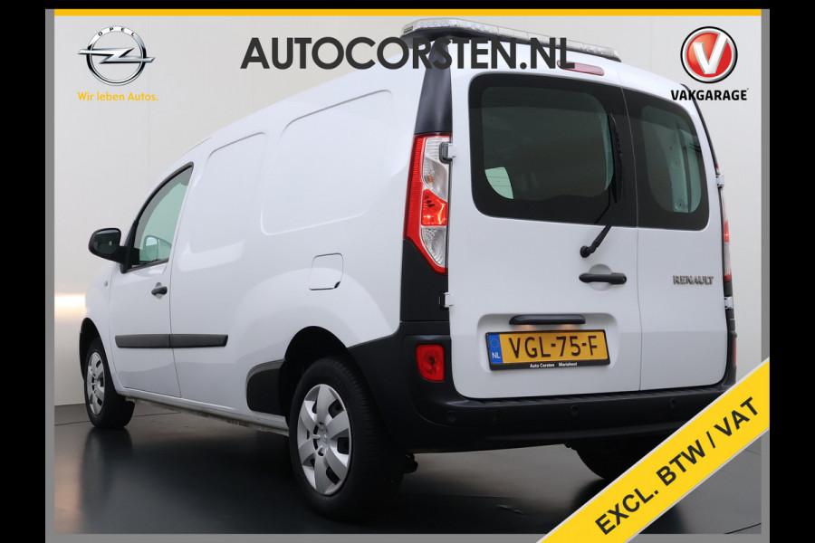 Renault Kangoo Z.E. Automaat Maxi SOH 96% Incl. Accu Airco Cruise Control Pdc Betonplex Vloer Lat om Lat Schuifdeur Dealeronderhouden 1e Eigenaar Origineel Nederlandse Auto