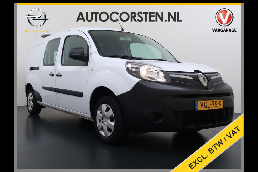 Renault Kangoo Z.E. Automaat Maxi SOH 96% Incl. Accu Airco Cruise Control Pdc Betonplex Vloer Lat om Lat Schuifdeur Dealeronderhouden 1e Eigenaar Origineel Nederlandse Auto