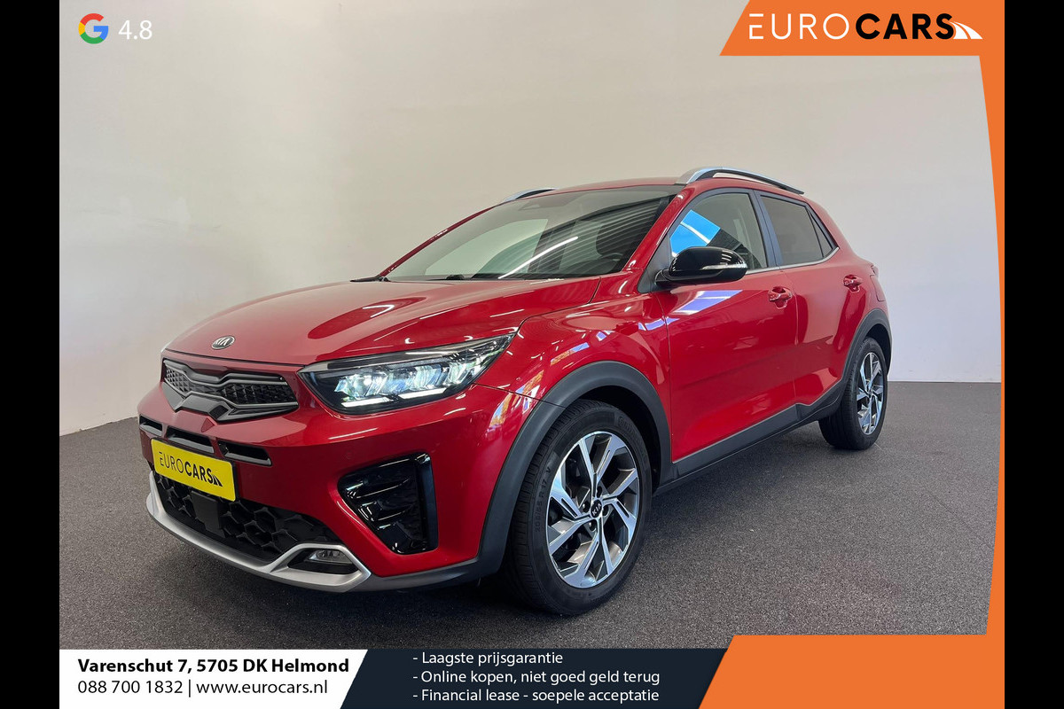 Kia Stonic 1.0 74kW GT Line Automaat Navigatie Apple Carplay Android Auto Camera Parkeersensoren achter Adaptive Cruise Control Stoel- en stuurverwarming Full Led Half leder Climate Control Lichtmetalen velgen