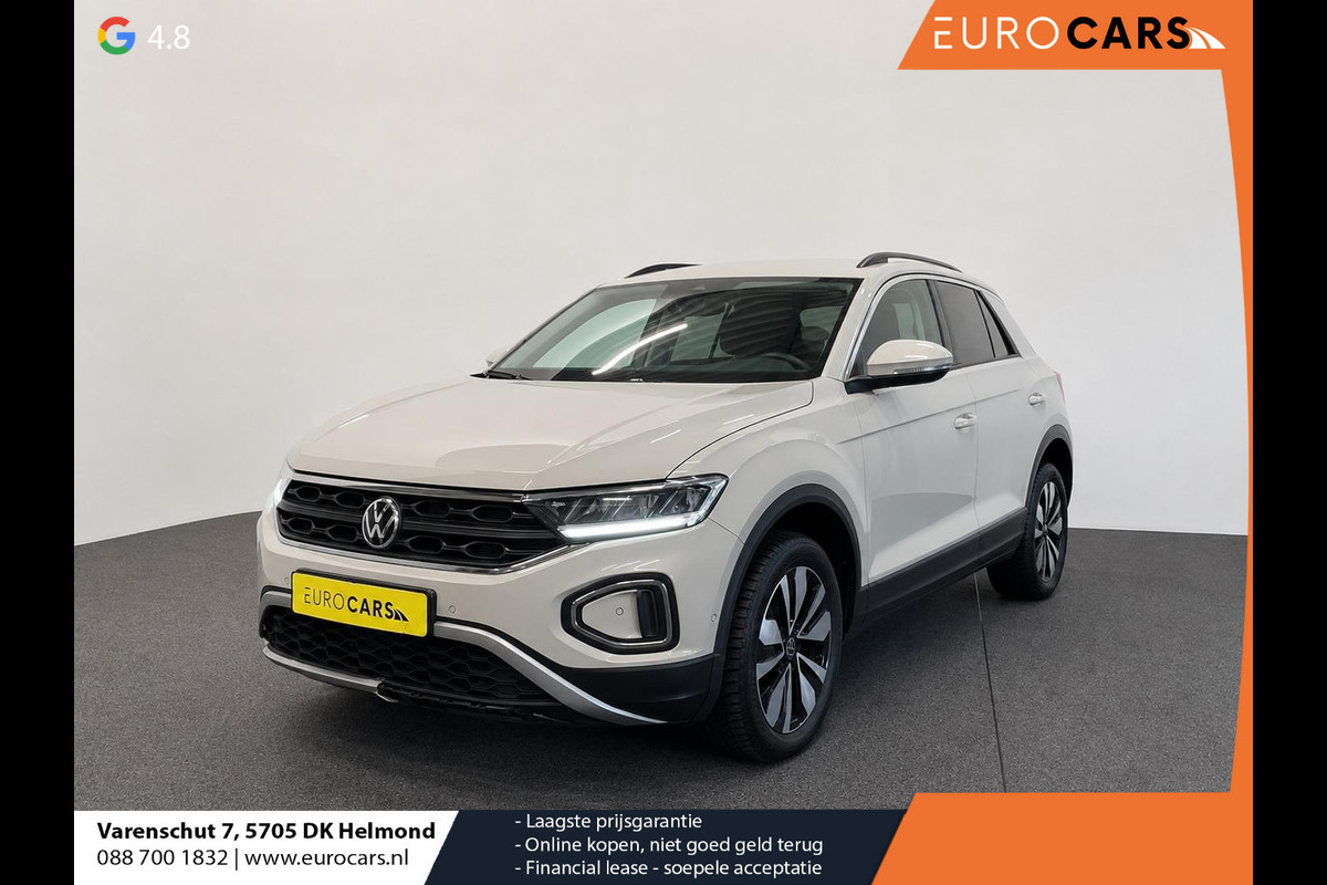 Volkswagen T-Roc 1.0 TSI 85 kW Move Discover Media Navi Digital Cockpit App-Connect DAB Climatronic Stoelverwarming Privacy Glass Park Assist Lane Assist Front Assist 17 inch LM Velgen Ascot Gray