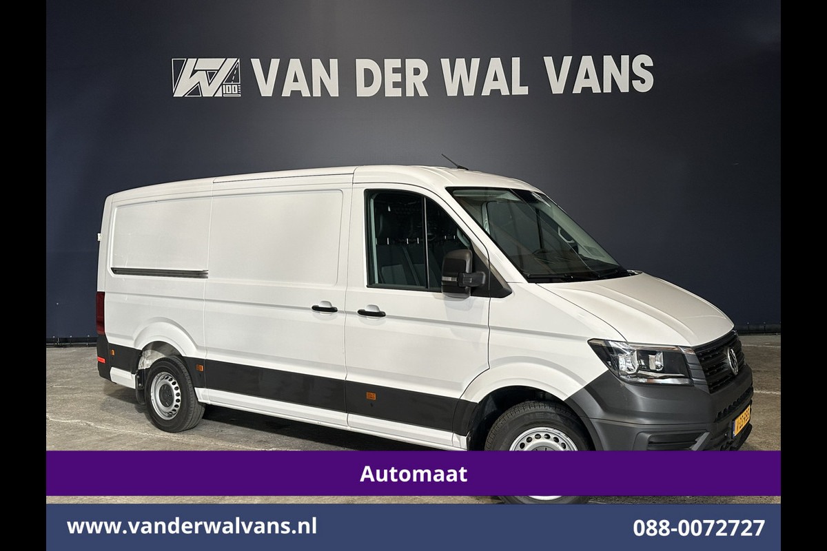 Volkswagen Crafter 2.0 TDI 141pk Automaat L3H2 L2H1 Euro6 Airco | Camera | Apple Carplay | 3000kg Trekhaak | Cruisecontrol Android Auto, Stoelverwarming, Parkeersensoren, Bijrijdersbank