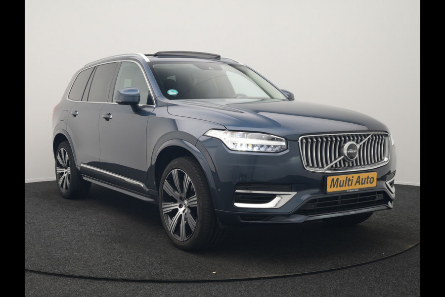 Volvo XC90 T8 Recharge AWD Inscription 7 Persoons PHEV 395pk Dealer O.H | Panodak | Head Up | Adaptive Cruise | Nappa  Lederen Sportstoelen Memory & Verwarmd | Harman / Kardon | 360 Camera | Blis | Apple Carplay | Keyless | Navigatie | Virtual | 21" L.M | DAB | Plug In Hybrid |