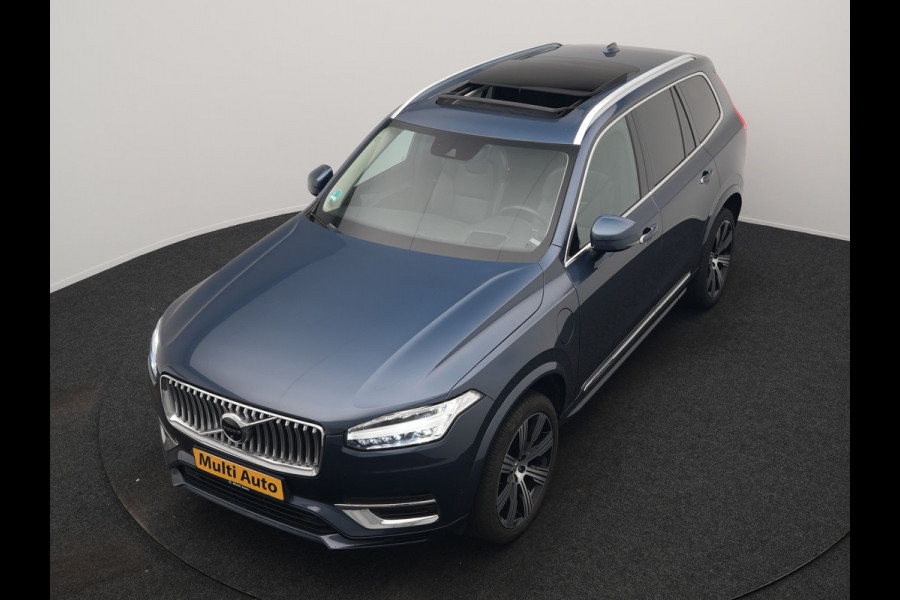 Volvo XC90 T8 Recharge AWD Inscription 7 Persoons PHEV 395pk Dealer O.H | Panodak | Head Up | Adaptive Cruise | Nappa  Lederen Sportstoelen Memory & Verwarmd | Harman / Kardon | 360 Camera | Blis | Apple Carplay | Keyless | Navigatie | Virtual | 21" L.M | DAB | Plug In Hybrid |