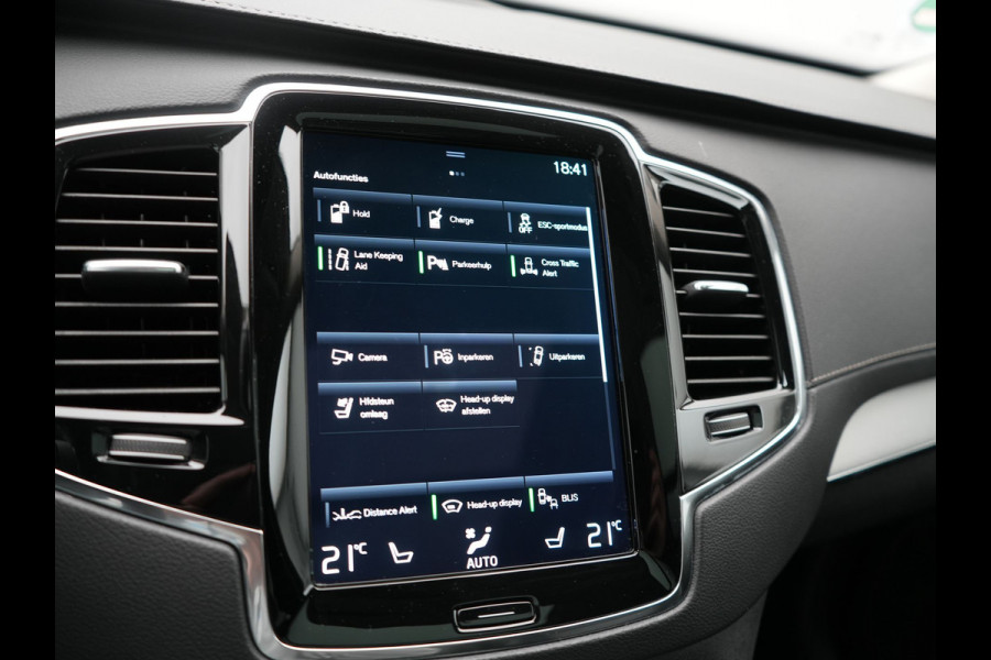 Volvo XC90 T8 Recharge AWD Inscription 7 Persoons PHEV 395pk Dealer O.H | Panodak | Head Up | Adaptive Cruise | Nappa  Lederen Sportstoelen Memory & Verwarmd | Harman / Kardon | 360 Camera | Blis | Apple Carplay | Keyless | Navigatie | Virtual | 21" L.M | DAB | Plug In Hybrid |