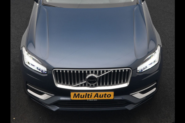 Volvo XC90 T8 Recharge AWD Inscription 7 Persoons PHEV 395pk Dealer O.H | Panodak | Head Up | Adaptive Cruise | Nappa  Lederen Sportstoelen Memory & Verwarmd | Harman / Kardon | 360 Camera | Blis | Apple Carplay | Keyless | Navigatie | Virtual | 21" L.M | DAB | Plug In Hybrid |