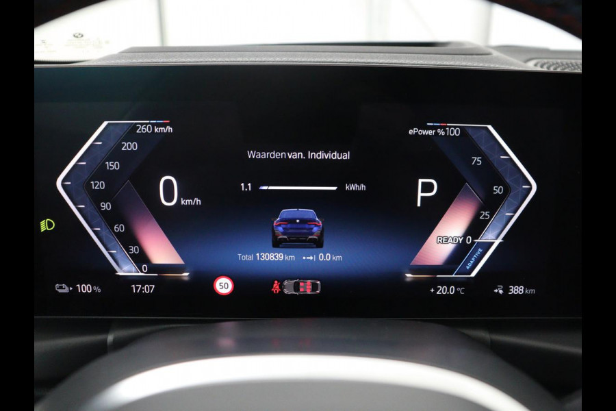 BMW i4 M50 High Executive 84 kWh | SOH 94,4% | Leder | Adaptive cruise | xDrive |  Stoelverwarming | Head-up | Harman/Kardon | Carplay | Sfeerverlichting | 360 camera | Park assist | Elektrische achterklep