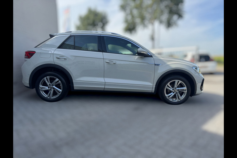Volkswagen T-Roc 1.0 TSI R-Line Ascot Grey / IQ-light / Carplay / ACC / PDC / Stoelverwarming / Digitiale cockpit / Zwarte hemel