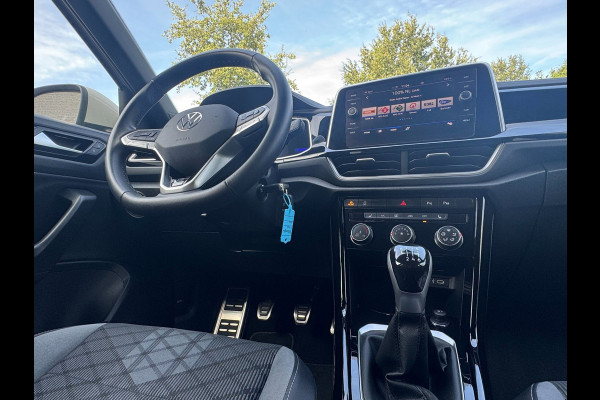 Volkswagen T-Roc 1.0 TSI R-Line Ascot Grey / IQ-light / Carplay / ACC / PDC / Stoelverwarming / Digitiale cockpit / Zwarte hemel