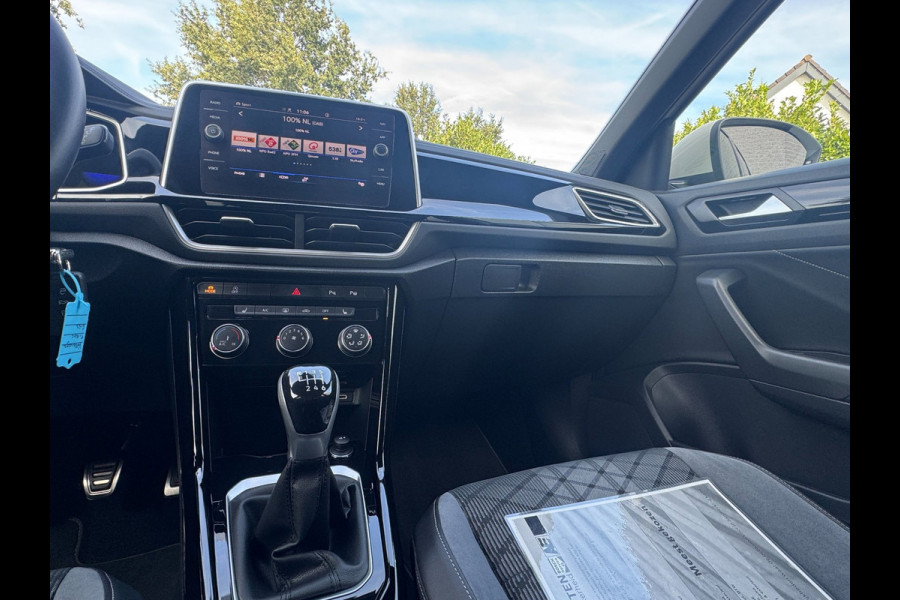 Volkswagen T-Roc 1.0 TSI R-Line Ascot Grey / IQ-light / Carplay / ACC / PDC / Stoelverwarming / Digitiale cockpit / Zwarte hemel