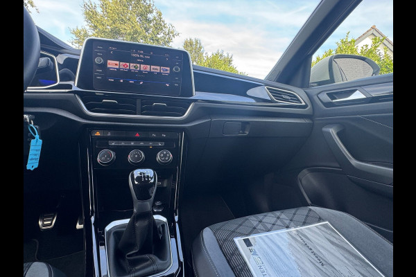 Volkswagen T-Roc 1.0 TSI R-Line Ascot Grey / IQ-light / Carplay / ACC / PDC / Stoelverwarming / Digitiale cockpit / Zwarte hemel