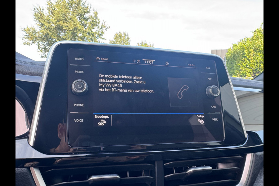 Volkswagen T-Roc 1.0 TSI R-Line Ascot Grey / IQ-light / Carplay / ACC / PDC / Stoelverwarming / Digitiale cockpit / Zwarte hemel