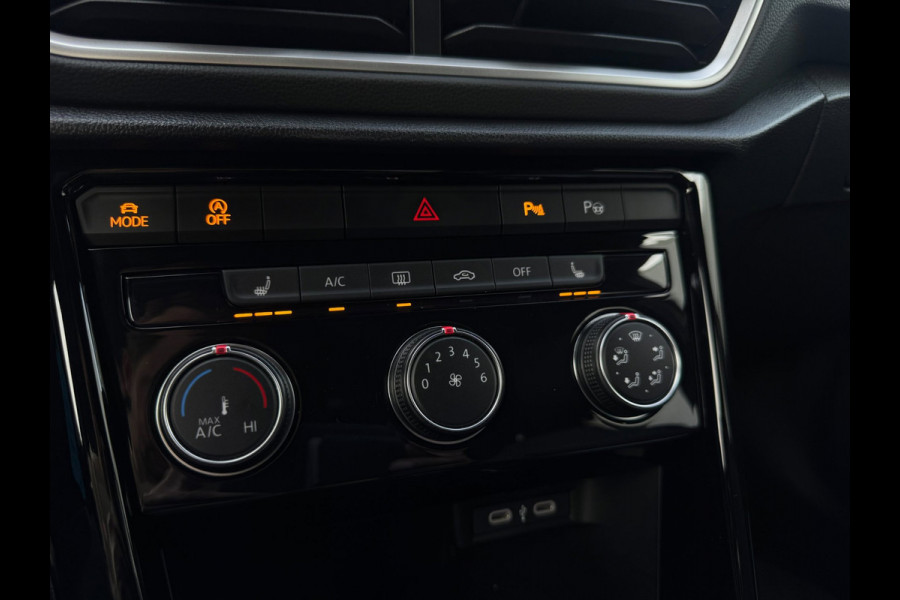 Volkswagen T-Roc 1.0 TSI R-Line Ascot Grey / IQ-light / Carplay / ACC / PDC / Stoelverwarming / Digitiale cockpit / Zwarte hemel