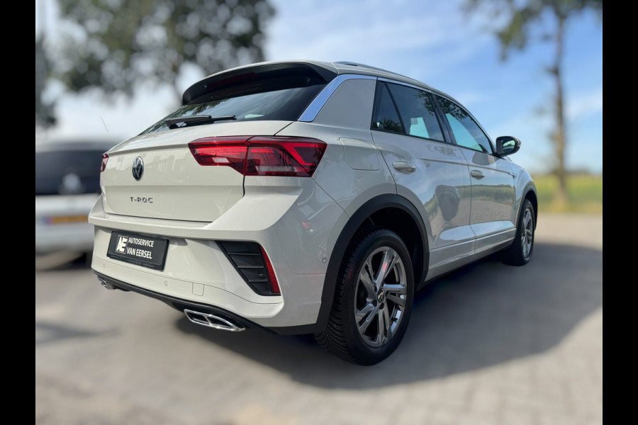 Volkswagen T-Roc 1.0 TSI R-Line Ascot Grey / IQ-light / Carplay / ACC / PDC / Stoelverwarming / Digitiale cockpit / Zwarte hemel