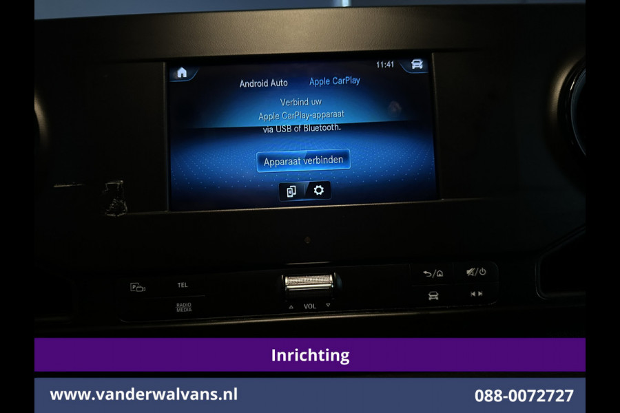 Mercedes-Benz Sprinter 316 CDI 164pk 3500kg Trekhaak L2H2 Inrichting Euro6 Airco | Omvormer | Camera | Apple Carplay Android Auto, Cruisecontrol, Parkeersensoren