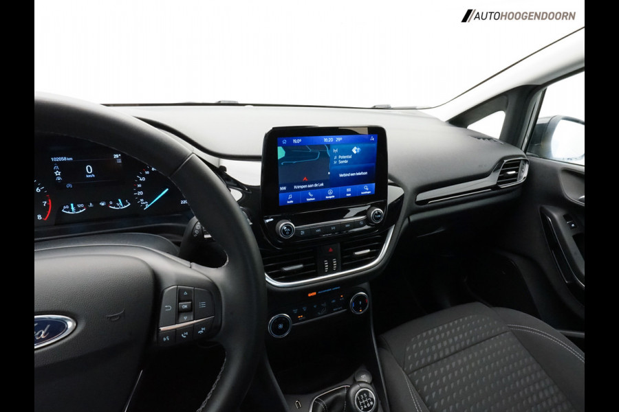 Ford Fiesta 1.0 EcoBoost Titanium Luxe (APPLE CARPLAY,KEYLESS,CRUISE,PARKEERSENSOREN,LANE ASSIST,CLIMATE,LM-VELGEN,TOPCONDITIE)