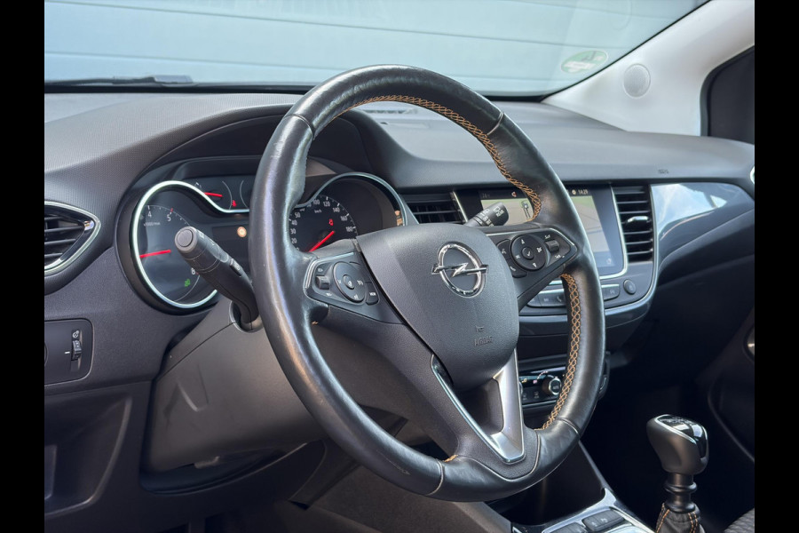Opel Crossland X 1.2 Turbo Innovation ✓1e Eigenaar✓Dealer Onderhouden✓360° Camera✓Carplay✓Navi✓6 Bak✓110pk✓Keylss✓Halfleder✓Pdc V+A✓Lm velgen✓N.A.P✓Rijstrooksensor✓Dodehoeksensor✓Apk tot 09-2028