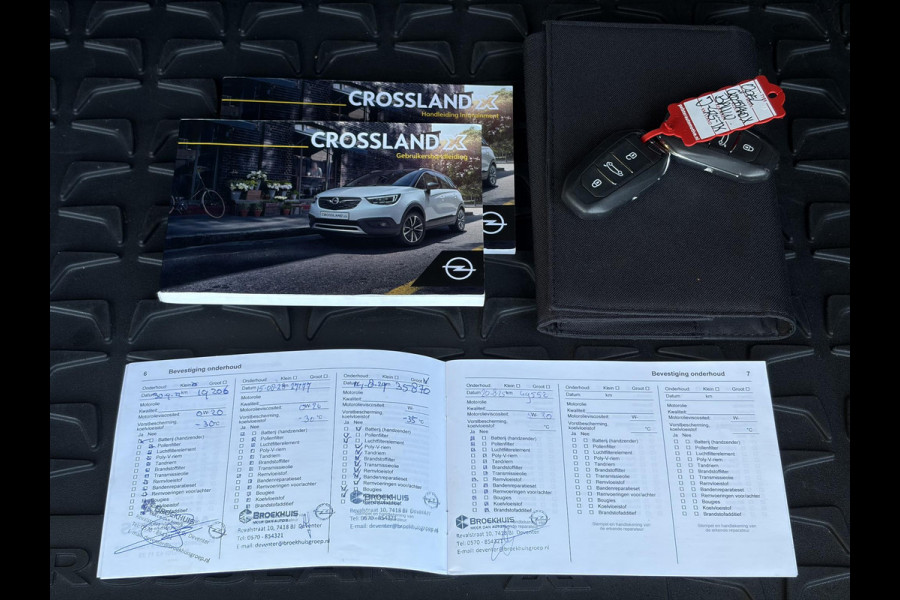 Opel Crossland X 1.2 Turbo Innovation ✓1e Eigenaar✓Dealer Onderhouden✓360° Camera✓Carplay✓Navi✓6 Bak✓110pk✓Keylss✓Halfleder✓Pdc V+A✓Lm velgen✓N.A.P✓Rijstrooksensor✓Dodehoeksensor✓Apk tot 09-2028