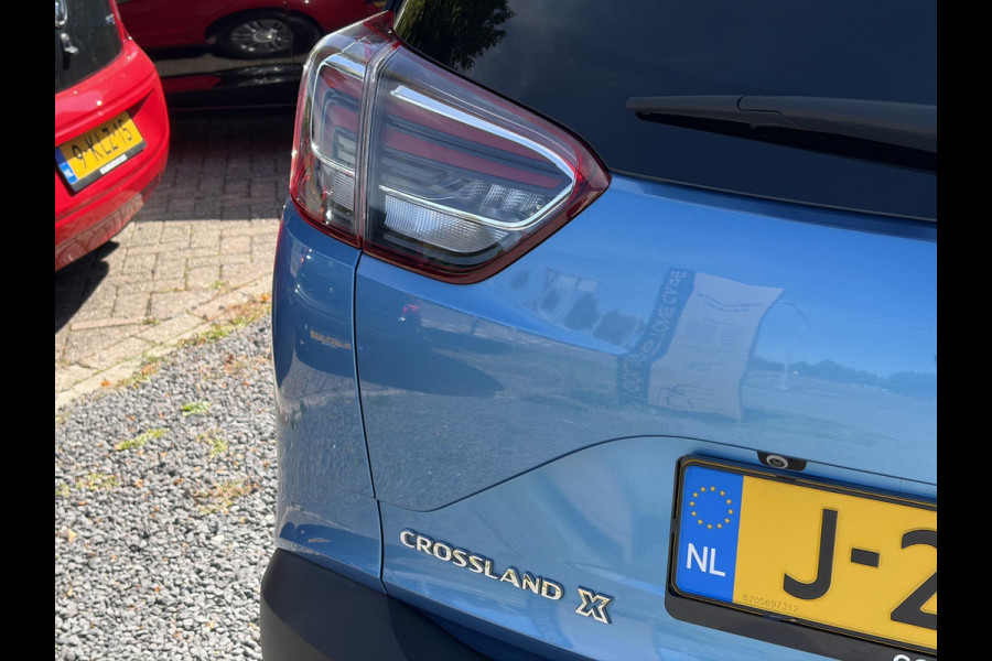 Opel Crossland X 1.2 Turbo Innovation ✓1e Eigenaar✓Dealer Onderhouden✓360° Camera✓Carplay✓Navi✓6 Bak✓110pk✓Keylss✓Halfleder✓Pdc V+A✓Lm velgen✓N.A.P✓Rijstrooksensor✓Dodehoeksensor✓Apk tot 09-2028