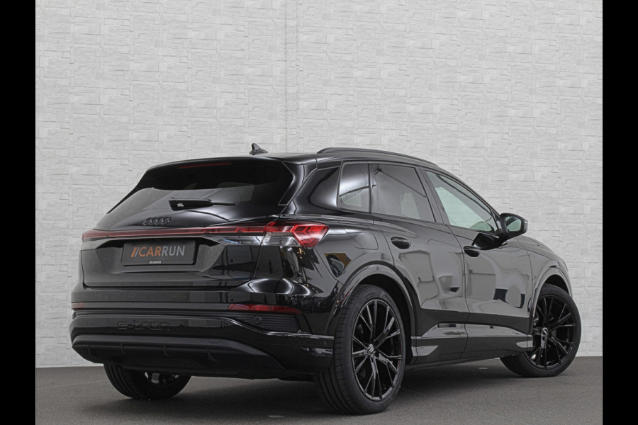 Audi Q4 e-tron 40 S-Line 77 kWh 204PK | Sportstoelen | Warmtepomp | Sonos Sound | H-Leder | 20" | 5x Q4 OP VOORRAAD! | Zwarte Hemelbekleding | S-Line in & Exterieur | Sportstuur | MMi+ | Rijklaarprijs! 27850,= excl. BTW.