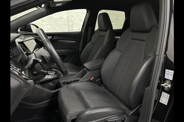 Audi Q4 e-tron 40 S-Line 77 kWh 204PK | Sportstoelen | Warmtepomp | Sonos Sound | H-Leder | 20" | 5x Q4 OP VOORRAAD! | Zwarte Hemelbekleding | S-Line in & Exterieur | Sportstuur | MMi+ | Rijklaarprijs! 27850,= excl. BTW.