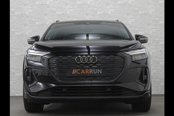 Audi Q4 e-tron 40 S-Line 77 kWh 204PK | Sportstoelen | Warmtepomp | Sonos Sound | H-Leder | 20" | 5x Q4 OP VOORRAAD! | Zwarte Hemelbekleding | S-Line in & Exterieur | Sportstuur | MMi+ | Rijklaarprijs! 27850,= excl. BTW.