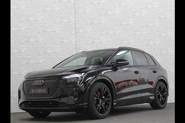 Audi Q4 e-tron 40 S-Line 77 kWh 204PK | Sportstoelen | Warmtepomp | Sonos Sound | H-Leder | 20" | 5x Q4 OP VOORRAAD! | Zwarte Hemelbekleding | S-Line in & Exterieur | Sportstuur | MMi+ | Rijklaarprijs! 27850,= excl. BTW.