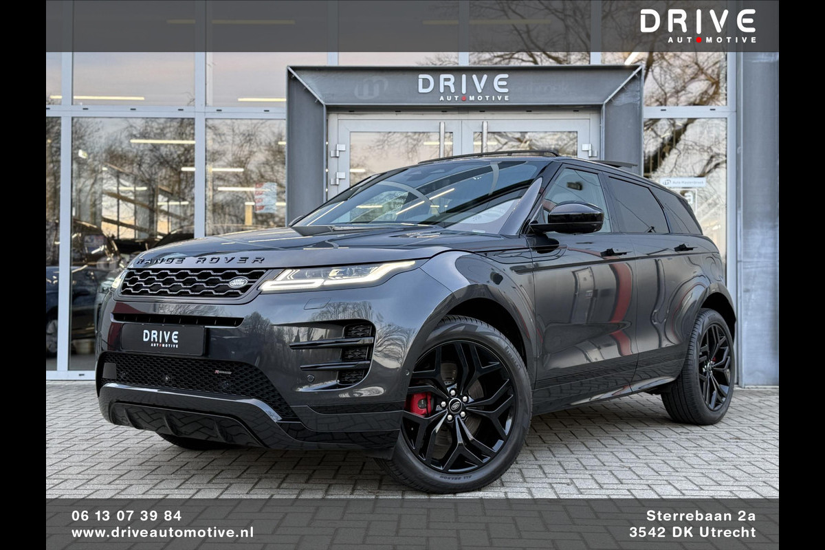 Land Rover Range Rover Evoque 1.5 P300e AWD R-Dynamic HSE Black Style|Schuif/kantel dak|Sfeer|Meridian|Matrix|Trekhaak
