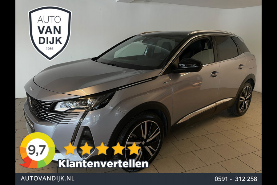 Peugeot 3008 1.6 HYbrid 225 GT Pack SOH 96 AUTOMAAT AIRCO CLIMA NAVI CRUISE APPLE CARPLAY ELEK KLEP ALCANTARA ZEER NETTE AUTO
