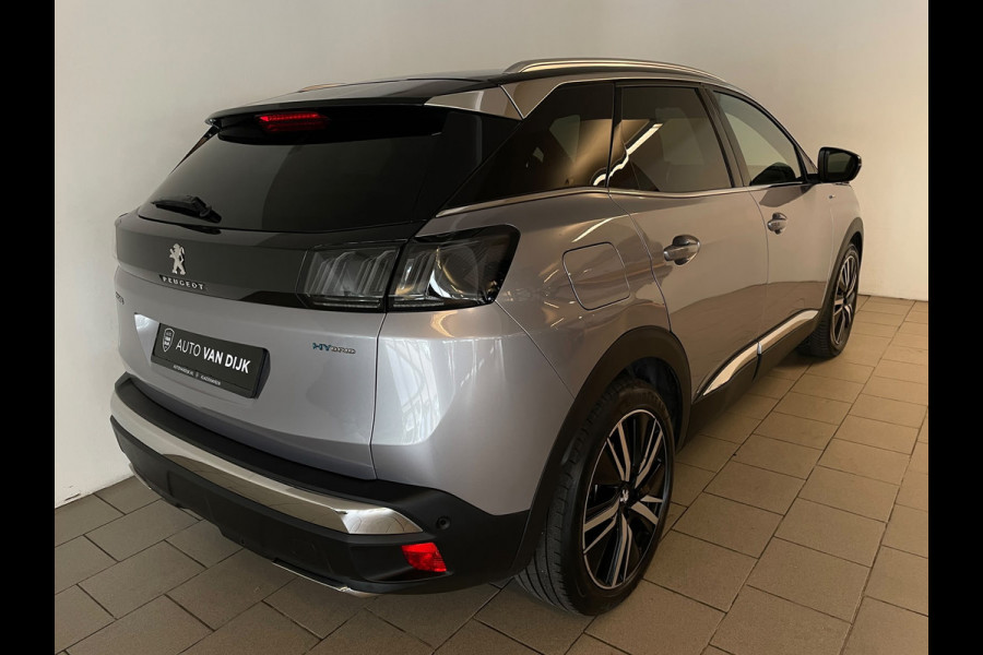 Peugeot 3008 1.6 HYbrid 225 GT Pack SOH 96 AUTOMAAT AIRCO CLIMA NAVI CRUISE APPLE CARPLAY ELEK KLEP ALCANTARA ZEER NETTE AUTO
