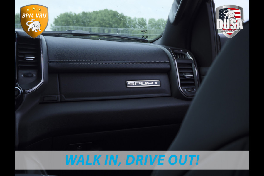 Dodge Ram 1500 | Laramie Sport | 5.7 V8 | HEMI | 4x4 | Crew Cab Panoramadak | Leder | Uconnect touchscreen | Getoonde accessoires zijn verkrijgbaar tegen meerprijs