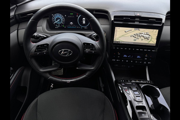 Hyundai Tucson 1.6 T-GDI PHEV N Line 4WD | 98% SOH | Trekhaak | NL-Auto | 360 Camera | Stoelverwarming + Koeling | Krell